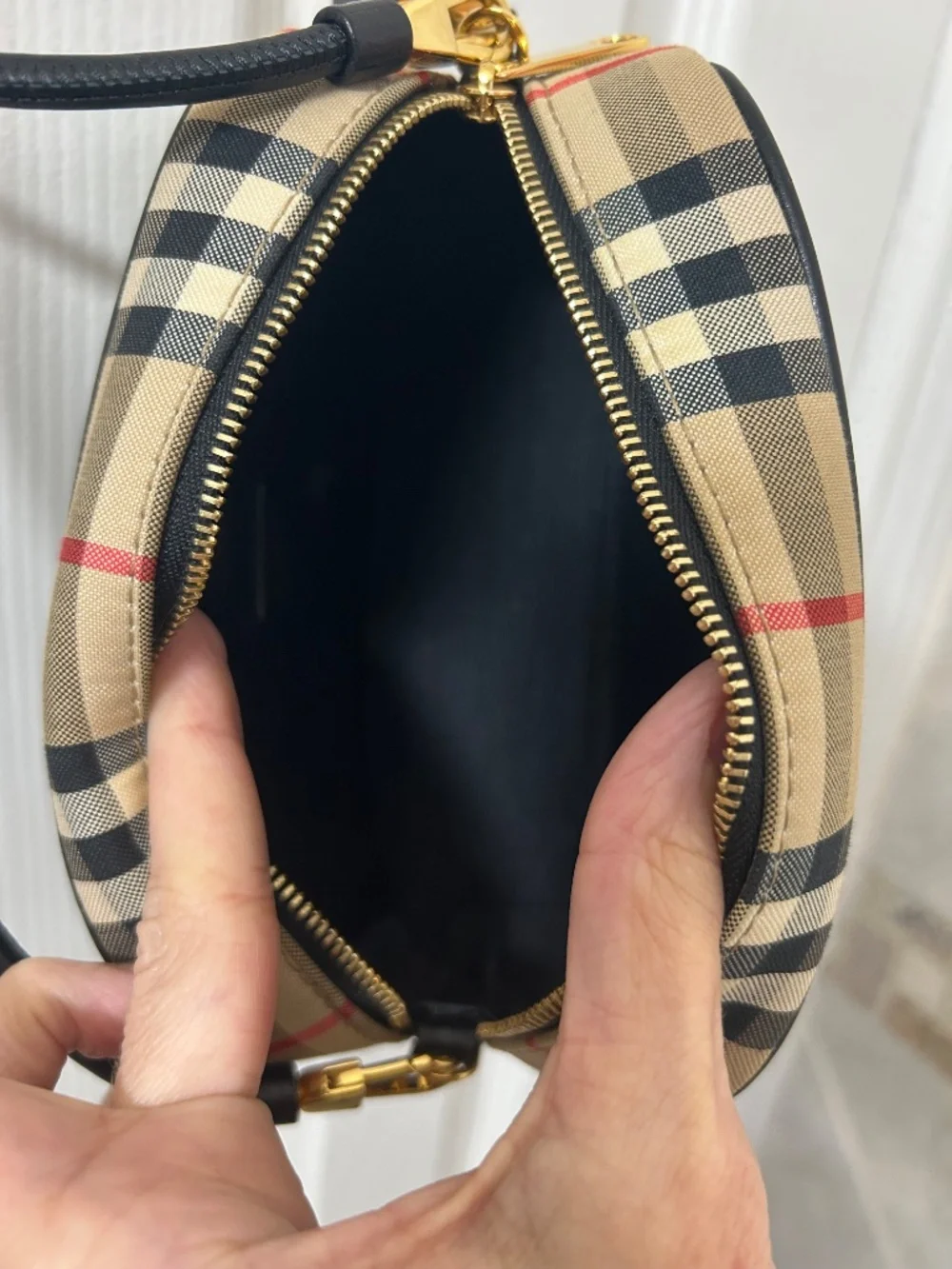 Burberry Half Cube Crossbody Bag - Picture 7 of 10